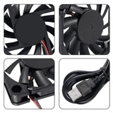 2 x RAW Customer Returns 4Pcs DC 5V USB 6010 Fan 3D Printer 60x60x10 Brushless Fan 60mm for Makerbot for 3D Printer PC CPU Computer Case Fan Cooler - RRP €22.12