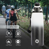 1 x RAW Customer Returns Fjbottle Stainless Steel Sports Drinking Bottle with Magnetic Lid 1L, 800ml, 600ml, 400ml BPA-Free Leak-Proof Children s Bottle - Suitable for Carbonated Drinks 1500ML Thermo Water Bottle for School, Fitness - RRP €23.99