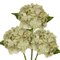 1 x RAW Customer Returns Briful 3 PCS Artificial Hydrangeas Artificial Flowers Like Real Bouquets for Wedding Home Hotel Flower Arrangement, Height 23 cm - RRP €15.99