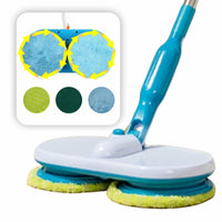 1 x RAW Customer Returns Dabeto Electric Floating Mop, Electric Floating Mop with Mopping, Scrubbing and Polishing, Electric Mop for Household Cleaning, THREE Functions Cleaning Pad Machine Washable  - RRP €39.96