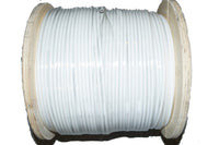 1 x RAW Customer Returns Wire rope 5mm 25 meters A4 stainless steel PVC coated 3.0 5.0 mm, white A4 NIRO, Nirosta - RRP €34.51