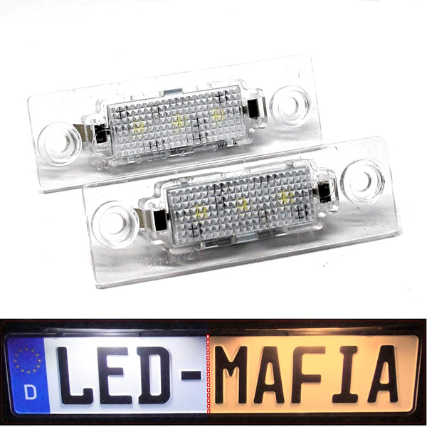 1 x RAW Customer Returns LED license plate lighting modules - E-mark - Plug Play - 6000K 2h - RRP €18.62