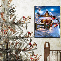 2 x Brand New Zrriiyy Diamond Painting Christmas Pictures-Set of 4 5D Diamond Painting Christmas Winter Crystal Rhinestone Embroidery Diamond Painting Pictures Decoration for Home Wall D cor-30 40CM - RRP €40.32