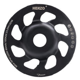 10 x RAW Customer Returns HERZO diamond cup wheel 125 mm x 22.2 mm grinding disc for concrete, natural stone, tile adhesive, granite masonry - RRP €211.0