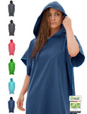 1 x RAW Customer Returns NirvanaShape towel poncho for adults Changing aid towel in one Surf poncho with quick-dry function Ideal for traveling for surfing, camping, sauna, snorkeling, beach - RRP €29.89