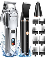 1 x RAW Customer Returns oneisall dog clippers and paw trimmer 2-in-1 set, IPX7 waterproof clipper dog dense fur paw clipper hair clipper for dogs cats - RRP €68.65