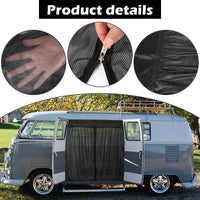 1 x RAW Customer Returns HAMON Car Rear Door Tailgate Insect Net Mosquito Nets Replacement for VW T6 Outdoor Camping Car Anti-Fly Net Outdoor Car Anti-Mosquito Net Magnetic Back Door Anti-Insect Net Shading Net - RRP €70.58