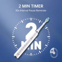 1 x RAW Customer Returns Electric Toothbrush Electric Toothbrush Clean teeth like a dentist Rechargeable 4 hours Lasts for 30 days Use 5 optional modes - RRP €39.99