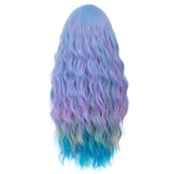 1 x RAW Customer Returns Mildiso Wig Colorful Women s Long Curly Wigs with Bangs and Wig Net for Women Rainbow Full Synthetic Synthetic Hair Unicorn Wig Children 001Q - RRP €22.18