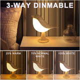 5 x Brand New VViN Dimmable Touch Bedside Lamp with 3 Modes Brightness Levels, Kids Night Light, Rechargeable Desk Lamp, Baby Night Light, for Bedroom, Dorm Decor - RRP €79.9