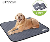 1 x RAW Customer Returns Nobleza 2X Puppy Pad Washable, Training Pads for Dogs, Reusable, Quick Absorbent Mats with Waterproof Non-Slip Bottom, Size L 81 x 72cm  - RRP €27.22