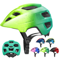 1 x RAW Customer Returns Children s helmet, RaMokey children s bicycle helmet, bicycle helmet boys, bicycle helmet girls, children s helmet from 3 years helmet with visor, adjustable children s bicycle helmet 48-54CM fluorescent  - RRP €36.29