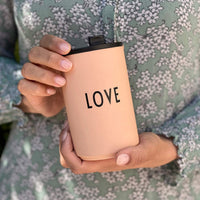 1 x RAW Customer Returns Design Letters Thermo Mug LOVE Thermo mug coffee to go Coffee mug to go made of stainless steel, double-walled insulated, leak-proof Gifts for women, men Travel mug 350 ml - RRP €23.18