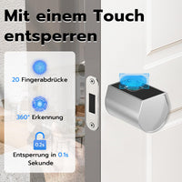 1 x RAW Customer Returns Eseesmart fingerprint door lock, electronic door lock locking cylinder 60mm 30 30 , fingerprint door opener with Bluetooth APP 2 keys - RRP €90.74