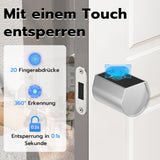 1 x RAW Customer Returns Eseesmart fingerprint door lock, electronic door lock locking cylinder 60mm 30 30 , fingerprint door opener with Bluetooth APP 2 keys - RRP €90.74