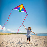 26 x Brand New Laruita Delta Kite for Kids and Adults, Beginner Kite for Kids Ages 4-8, Easy to Fly with 200ft Kite Handle Green  - RRP €408.98