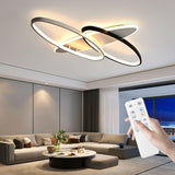 1 x RAW Customer Returns LED ceiling light dimmable ceiling lamp, modern living room lamp with remote control, 52W bedroom lamp ceiling lighting for living room, bedroom, kitchen, dining room and office - RRP €60.49