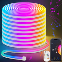 1 x RAW Customer Returns Lamomo LED Strip 20m, RGB LED Strip with Remote APP Control, 24V Waterproof Flexible Dimmable LED Strip, Bluetooth Music Sync Indirect Lighting Tape for Party, Bedroom, Game - RRP €84.99