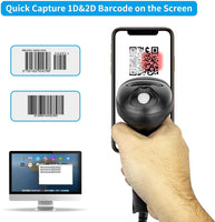 1 x RAW Customer Returns NetumScan 2D Barcode Reader for QR Codes and Images PDF417, QR, Data Matrix , Automatic Scanning, with USB Cable, for PC, Mac and Laptop, Model NSL5 - RRP €29.99