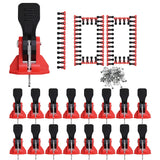 1 x RAW Customer Returns 100 pieces tile leveling system set, leveling systems tiles reusable, tile leveling system 8-12mm tile thickness, 100 pieces replacement steel needles, 1.5mm joint width - RRP €18.14