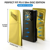 1 x RAW Customer Returns Cover for PS-5 Slim Disc Edition, innoAura Faceplate for PS-5 Slim with Cooling Holes, Scratch-Resistant Dustproof Protective Plates for PS-5 Slim, High-Quality ABS Replacement Case for PS-5 Slim Gold  - RRP €25.67