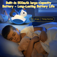 20 x Brand New Night light for children silicone, night light for babies with 3 light modes, 30 minute timer and touch control, night light for children silicone nursing light for baby room, children s room decoration, birthday gift blue  - RRP €408.0