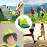 1 x Brand New Baseball Hat Daily Wear Yellow Green Cap Hat Cosplay Gift for Children Adults Fans - RRP €14.75