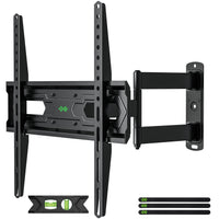 1 x RAW Customer Returns USX-MOUNT TV wall mount for 26-55 inch TVs up to 36.4kg, height adjustable max.VESA 400x400mm swivel LED, LCD, OLED, 4K, plasma TVs, TV mount, tiltable extendable wall mount - RRP €30.24