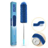 1 x RAW Customer Returns WISCHOX Premium telescopic feather duster I washable microfiber I telescopic pole extra long 40-280 cm I spider web remover I extendable dust catcher I dust broom I dust cleaner - RRP €13.2