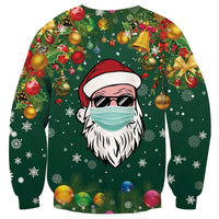 1 x RAW Customer Returns Fanient Christmas Sweaters Women 3D Printed Santa Claus Sweatshirts Long Sleeve Ugly Christmas Pullover L - RRP €27.22