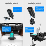 1 x RAW Customer Returns Kriogor QC3.0 USB motorcycle socket and Type C USB port with voltmeter ON Off switch 1.4m SAE to O-ring connectors with 10A fuse, waterproof car charger for 12V boat SUV - RRP €24.19