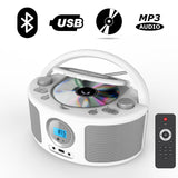 1 x RAW Customer Returns WISCENT Portable CD Radio CD Player, Boomboxes, FM Radio, USB, Headphone Jack, AUX-In , CD Player for Children and Adults - RRP €54.99