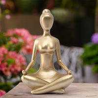 1 x Brand New Yeomoo Yoga Women Figures Zen Decoration for Living Room Meditation Woman Figure Decoration Indoor Funny Gifts for Women Girlfriend Mother Birthday Gift Spiritual Decoration Desk Accessories Red 29CM - RRP €20.4