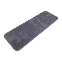 1 x RAW Customer Returns Carvapet Non-Slip Bath Mat Bathroom Rug Water Absorbent Bath Mat for Bathroom Floor Mat Soft Plush Microfibre Bath Mat Shower Mat Dark Grey, 50 x 150 cm  - RRP €32.48