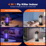 1 x RAW Customer Returns Electric Insect Killer, 4 Modes 2000V Mosquito Trap, 4000mAh USB Mosquito Lamp 395nm UV Insect Trap Insect Lamp Mosquito Killer Lamp Electric Fly Trap Indoor for Outdoor - RRP €29.99