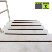 1 x RAW Customer Returns ONTWIE Brown Anti-Slip Tape 2.5cm x 10m, Anti-Slip Safety Rail Tape for Stairs, Safety, Step Board, Indoor, Outdoor - RRP €11.99