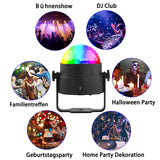 1 x RAW Customer Returns Disco Ball, SEBRUANC Mini LED Party Lights Music Control DJ Rotating Stage Lamps 3W RGB with Remote Control for Home, Birthday Parties, Christmas Parties 2pc - RRP €29.5