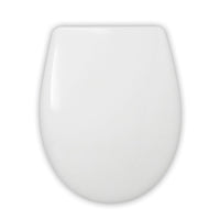 1 x RAW Customer Returns VICTORIA ROCA TOILET SEAT COMPATIBLE EASY INSTALLATION AND CLEANING STAINLESS STEEL HINGE QUALITY MATERIALS SCRATCH AND CHEMICAL RESISTANT TOILET SEAT WHITE 43 x 36 x 4.5cm - RRP €40.66