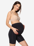 1 x RAW Customer Returns Be Mammy Women s Maternity Wear High Waist Maternity Shorts without Side Seams Underwear Pregnancy 06 15 Black, L  - RRP €19.99