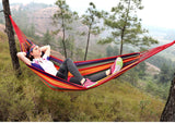 1 x RAW Customer Returns Hammock Outdoor Canvas Multi-person Double Width 1 2 Person Brazilian Hammock For Outdoor Indoor Garden Travel Camping Hammock - RRP €20.15