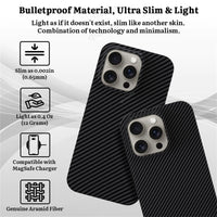 1 x RAW Customer Returns qichenlu Bulletproof Aramid Fiber 600D Black Aramid Case Compatible with iPhone 15 Plus,Military Standard Shockproof Extremely Thin Cover Case Hard Shell Compatible with iPhone 15 Plus - RRP €37.16