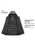 1 x Brand New Mapamyumco Women s Down Vest Lightweight Waterproof Casual Outdoor Jacket with Hood Sleeveless Down Jacket Gray XS - RRP €40.33