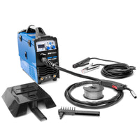 1 x RAW Customer Returns IPOTOOLS MIG-160ER MIG MAG Welder - MIG Welder with IGBT 160A 230V, MMA Flux 3 in 1 Electrode Welder, Portable Welder, 7 Years Warranty - RRP €204.41