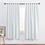 1 x RAW Customer Returns PONY DANCE Short opaque curtains - children s room curtains with loops, thermal curtain against cold and heat, short curtains, white, opaque, set of 2, H 160 x W 140 cm, grey-white - RRP €25.63