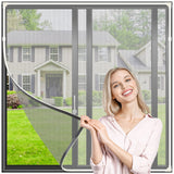 1 x RAW Customer Returns Window nets to keep insects out, MOEGFY magnetic fly screens for windows, adjustable DIY window grille, insect protection, mosquito net, cat window protection, easy to install - RRP €28.99