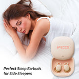 1 x RAW Customer Returns IFECCO Sleep Headphones Bluetooth 5.3 - Mini In Ear Soft Sleep Earbuds Noise Blocking, Invisible Sleep Headphones for Side Sleepers, Wireless Headphones for Sleep Sports Training Yoga - RRP €37.18