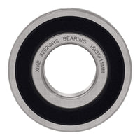 1 x RAW Customer Returns XiKe 6202-2RS Ball Bearing 15x35x11mm Pre-Lubricated Chrome Steel Double Rubber Seal, 6202RS Deep Groove Ball Bearing with Seals, Pack of 4 - RRP €26.4