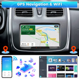 1 x RAW Customer Returns 2G 64G Android 13 Car Radio 2Din Carplay with Navigation For Renault Dacia Duster Sandero Logan Dokker 8 inch Car Radio Stereo with Bluetooth Handsfree Android Auto RDS HI-FI WiFi Rear View Camera - RRP €205.99