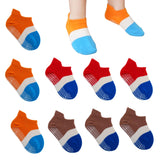 3 x Brand New J Poqobog Baby Boys Stopper Socks Girls Socks Non-Slip Socks ABS Non-Slip Toddlers Children Non-Slip Socks Sports Socks Non-Slip 1-3 Years, Orange  - RRP €82.8