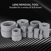 1 x RAW Customer Returns 9pcs set DSLR Camera Lens Repair Tools Removal Rubber 8-83mm Photo Studio Accessories - RRP €39.9